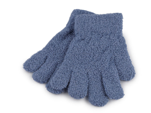 Premium Kinder-Strickfrottee-Handschuhe – Weiche, dehnbare Fäustlinge für Herbst und Winter