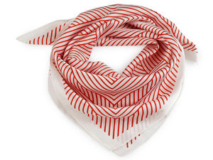 Premium gestreiftes Satin-Quadrattuch - Elegantes Halstuch 65x65 cm in Seidenoptik & Accessoire