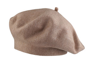 Damen-Strickbaskenmütze aus Viskose - Elegante Beanie-Mütze im französischen Doppelstrick-Stil für Herbst, Winter und Frühling