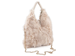 Kunstfell-Handtasche