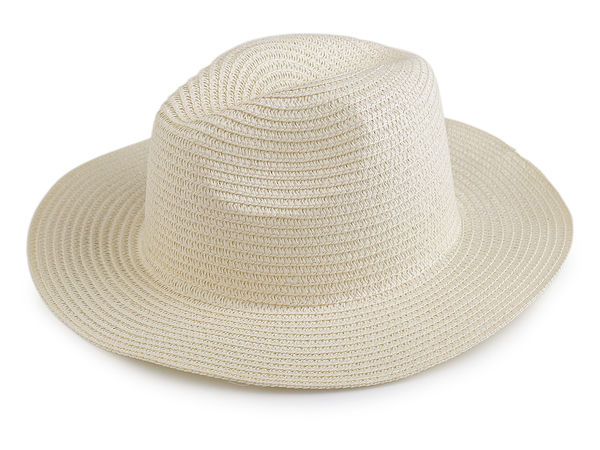 Unisex-Papierstrohhut für den Sommer – Personalisierbarer DIY-Strandhut mit breiter Krempe und verstellbarem Schweißband