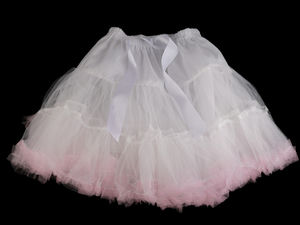 Premium Rüschen-Petticoat Unterrock - Volumen-Unterrock mit elastischem Bund für Hochzeiten, festliche Anlässe und Tutu-Bastelarbeiten