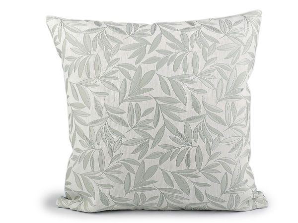 Dekokissenbezug mit Blättermuster 43x43 cm - Elegante weiche Kissenhülle für Zuhause & Wohnzimmer