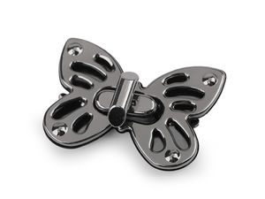 Taschenverschluss, 37x52 mm, Schmetterling