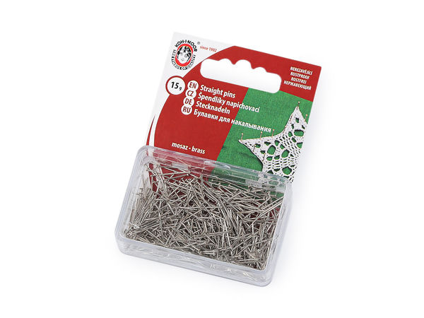 Premium Ganzmetall-Stecknadeln, 14mm – Ultrascharfe, rostfreie Bastelnadeln für Spitze, Patchwork und Dekoration