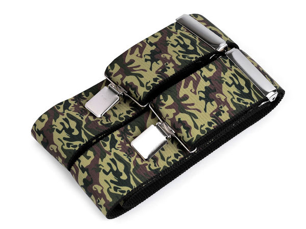 Hosenträger im Camouflage-Design Breite 5 cm Länge 120 cm