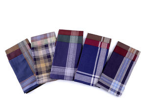 Premium Herren-Taschentücher aus 100 % Baumwolle - Klassische Muster sortiert (6er-Pack)