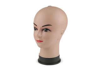 Damen-Schaufensterpuppenkopf Büste für Perücken, Hüte und Accessoires - 26x13 cm