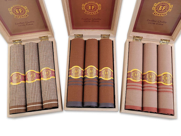 Stofftaschentücher für Herren / Geschenkbox-Set