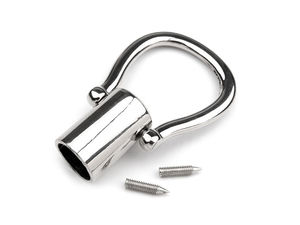 Premium-Taschengriff-Verbinder aus Metall Ø 12 mm - Nickel-Finish