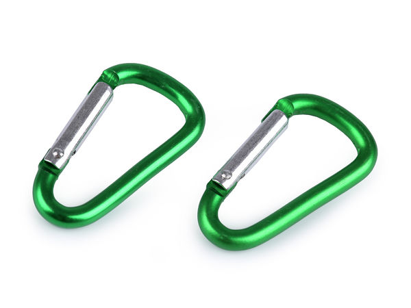 Premium Mini-Karabinerhaken mit Schnappverschluss (23x39mm) – Leichte Metall-Kurzwaren für Schlüsselanhänger, Schlüsselbänder & Kordeln