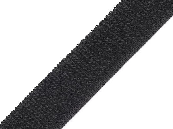 Elastisches Flauschband / Klettband, Breite 20 mm