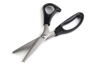 Zackenschere Länge 24 cm Zickzack