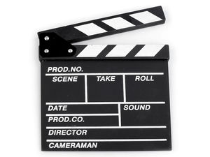 Filmklappe 20x20 cm