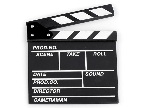 Filmklappe 20x20 cm