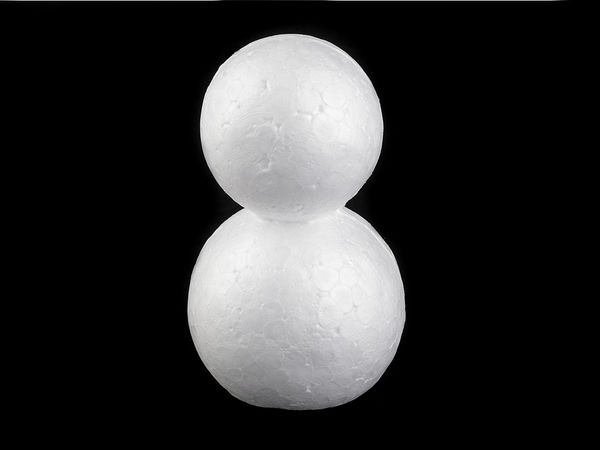 DIY-Styropor-Schneemann 6,7x11,5 cm