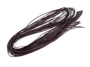 Premium Echtleder-Flachband (2 mm Breite, 120 cm Länge) für Schmuckherstellung, Flechten und Schnürarbeiten