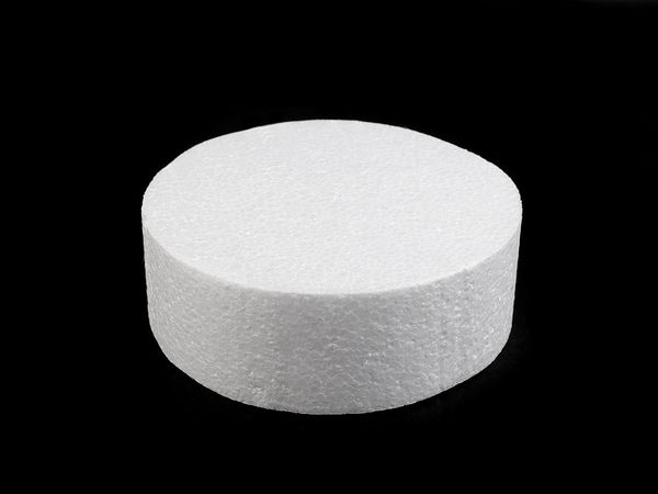 Premium runde Tortendummys aus Styropor (Ø15 cm) – Polystyrol-Formen für Bastelbedarf & Dessert-Präsentationen