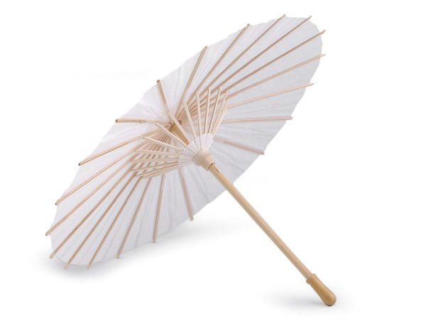 Papier-Sonnenschirm für DIY-Bastelarbeiten Ø 38,5 cm