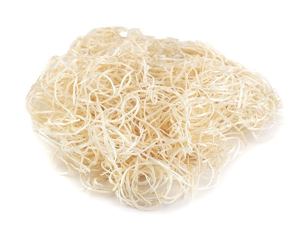 Premium Holzwolle & Dekogras (10g) – Bastfaser in Ecru-Hell für Bastelarbeiten, Floristik, Kränze und Osterdeko