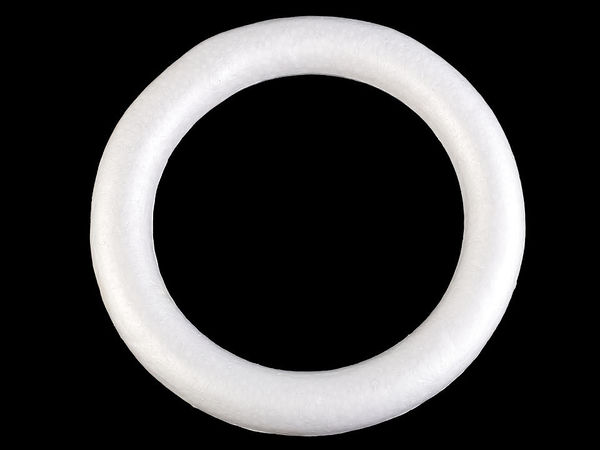 Styroporkranz Ø30 cm DIY Polystyrol- / Styroporkranz