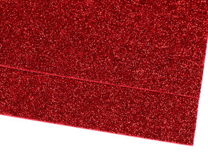 Premium Glitzer-Moosgummiplatten (20x30 cm) - Bunte Bastelplatten für Scrapbooking, Schichtarbeiten und DIY-Projekte