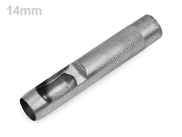 Premium Lochstanzer für Stoff und Leder - Robustes Locheisen (14 mm - 22 mm)