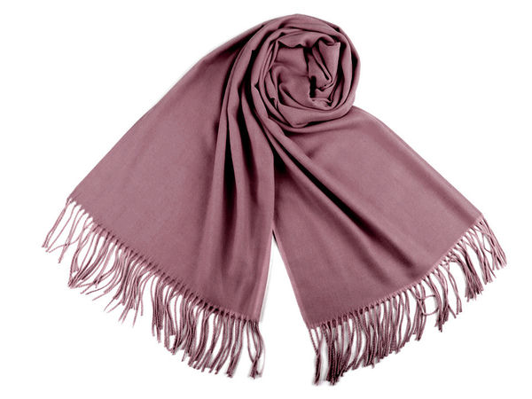 Premium-Fransenschal und Stola im Pashmina-Stil - Warmer Wickelschal für den Winter (70x180 cm)
