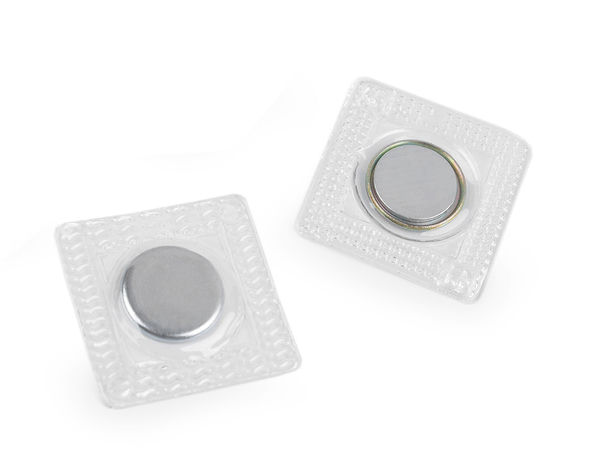 Unsichtbare Magnetdruckknöpfe zum Einnähen - 15 mm Einnäh-Magnetverschlüsse in Schutzfolie für Kleidung, Taschen und Geldbörsen (Rund und Eckig)