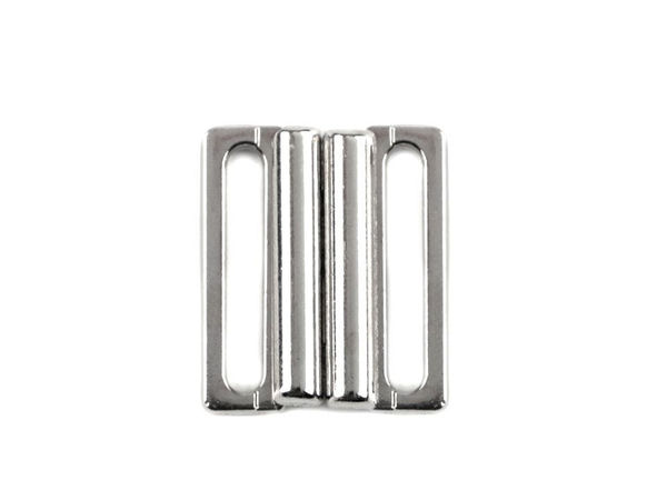 Premium-Bikiniverschluss aus Metall (20 mm) – Langlebige Schließe in Nickel für Bademode & Dessous