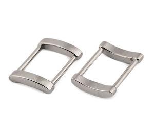 Premium Rechteckringe aus Metall (20 mm, vernickelt) für Handtaschen, Taschen und Bekleidung