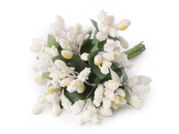 Floristen-Blütenstempel am Draht