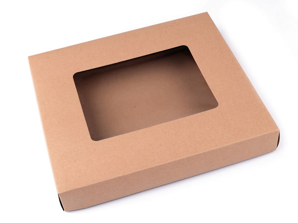 Geschenkschachtel mit Sichtfenster