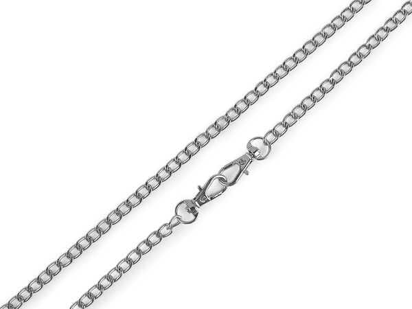 Premium-Handtaschenkette aus Metall mit Karabinerhaken (120 cm) - Ersatzkette für Taschen, Clutches und Mobiltelefone