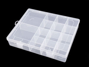 Sortierbox aus Kunststoff Organizer / Koffer 4x17x21 cm