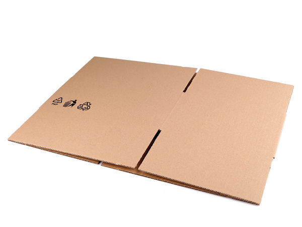 Premium Versand- und Aufbewahrungsbox aus naturbraunem Karton - 30,5 x 22,5 x 14,5 cm