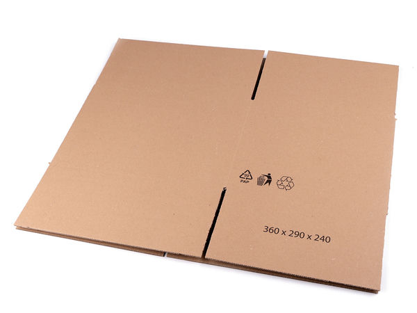Premium Versand- und Lagerkarton in Naturbraun (36 x 29 x 24 cm)
