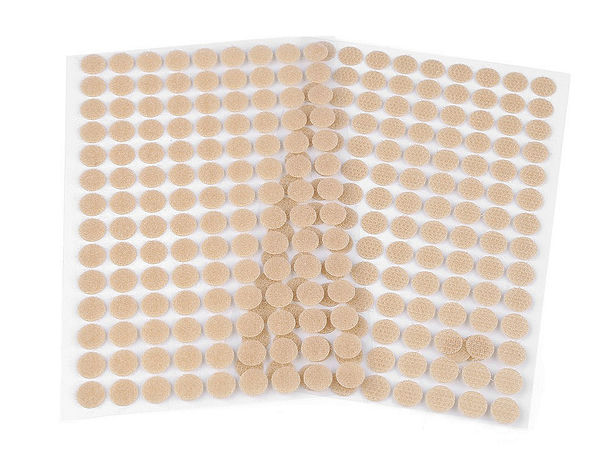 Selbstklebende Klettpunkte Ø 10 mm