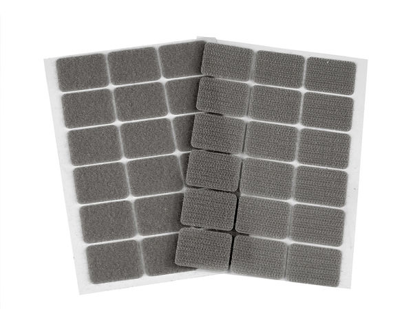 Selbstklebende Klettrechtecke (25x32 mm) - Vielseitige Klettstreifen
