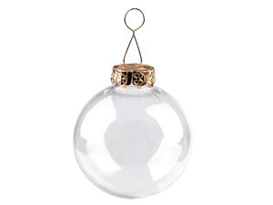 Weihnachtskugel zum Gestalten Ø 6 cm