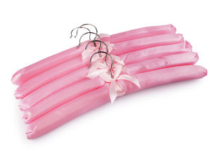 Gepolsterter Satin-Kleiderbügel