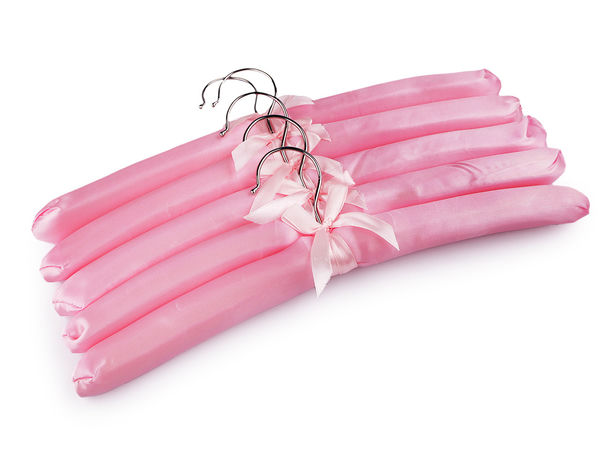 Gepolsterter Satin-Kleiderbügel