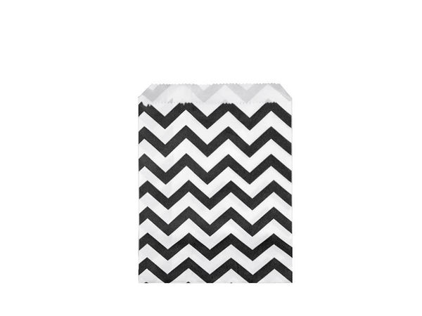 Papiertütchen Chevron 10x14 cm