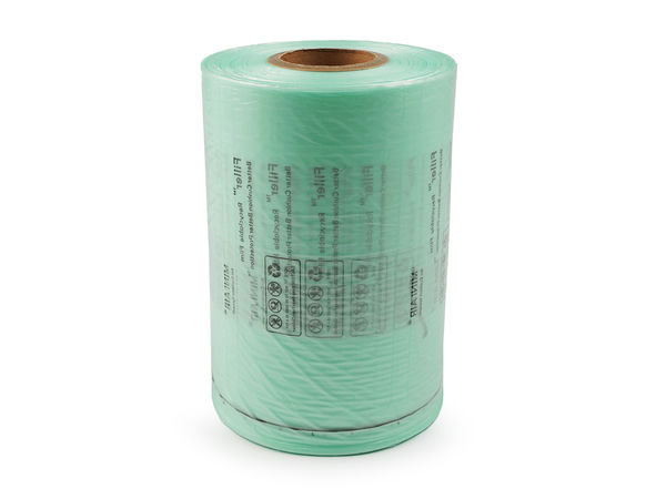 Premium Luftkissen-Verpackungsfolie auf Rolle | 200x100 mm, 280 m | Mint-Transparent