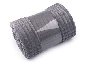 Luxuriöse doppelseitige Sherpa-Fleece-Kuscheldecke (130x160 cm)