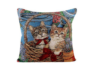 Kissenhülle - Katzen, 45x45 cm