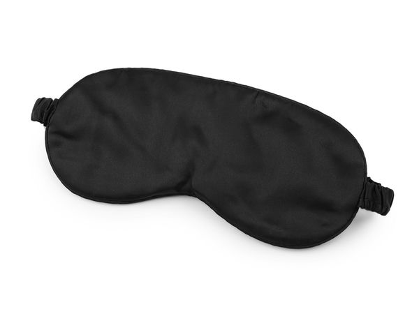 Premium doppelseitige Satin-Schlafmaske - Weiche elastische Augenmaske für Reise und Zuhause