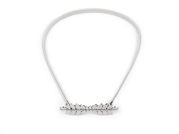 Elastischer Metall-Federgürtel für Damen mit Zierschnalle - Schleifen-, Blatt- und Rosen-Motive