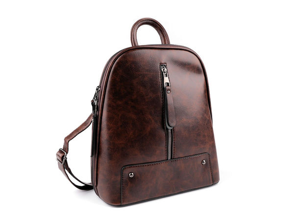 Damen 2-in-1 wandelbarer Rucksack und Umhängetasche - Premium City-Daypack aus veganem Kunstleder (29x31 cm)