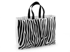 Premium umweltfreundliche faltbare Einkaufstasche aus Vliesstoff - Grün, 42x32 cm